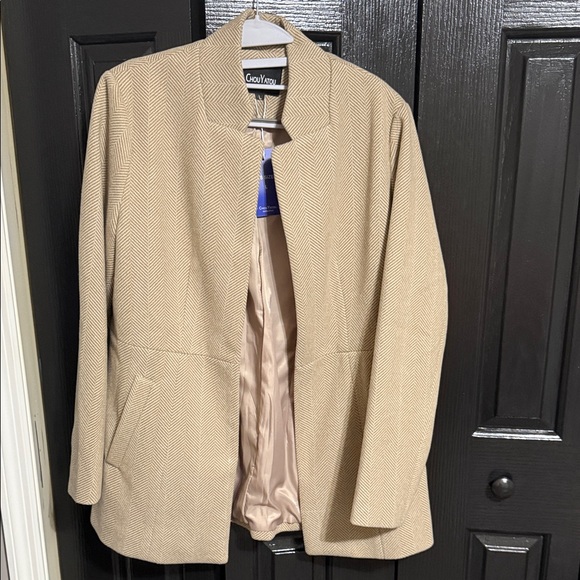 Women's Tan Jacket - Picture 1 of 5